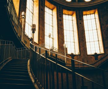 staircase, stairs, railing